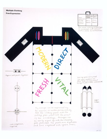 Kinetic Modules - Multiple Clothing, 1991 — Stephen Willats