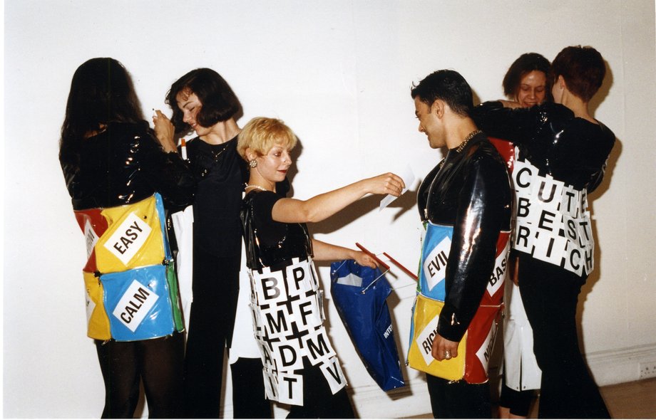 Stephen Willats: Open System - Multiple Clothing, Multiple Clothing Event, ICA, London 1993