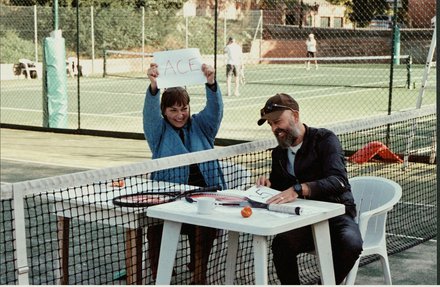 The Social Resource Project for Tennis Clubs, Nottingham 1972 and 2022 An installation of the archive of the project and re-imagining of the game of tennis
