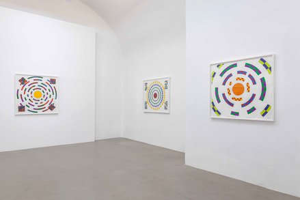 Stephen Willats: The Silent Influencer, Charim Gallery, Vienna, to 26 June, Omni-directional Search Engine Drawings